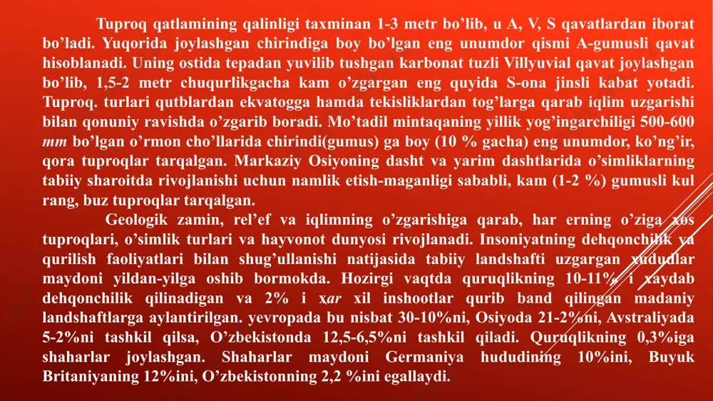 "litosfera va yer relyefi dars ishlanmasi" - Page 5