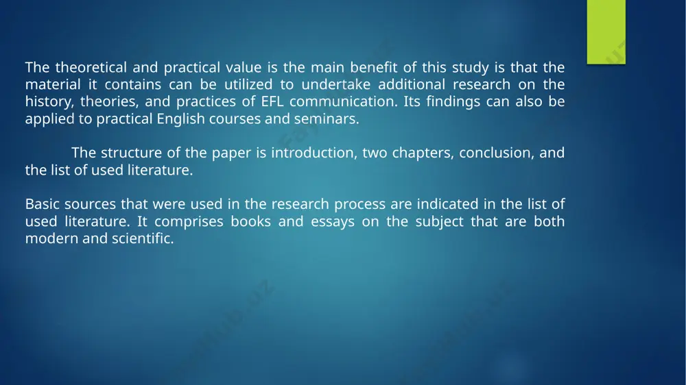 the language, such as american or british english. if the actors' speech is too fast or difficult to understand, learners can replay and slow down the audio. when choosing films in english as teaching material, it is essential to select well-known and interesting movies to increase listening comprehension efficiency. 2.1. video materials of communication skills it is recommended to avoid causing potential failures by regulating style, content, and timing. e.i. passova's works provide detailed insight into several approaches, including: 1. the aspect approach, which divides language into vocabulary, grammar, and phonetics and studies them separately. however, combining them as a whole may be challenging. 2. the structured approach, which involves training exercises to incorporate new vocabulary into mastered grammatical structures. however, it may not develop the skill of free communication. 3. the transformational approach, which includes exercises to change the word order or grammatical forms according to the task. it …
