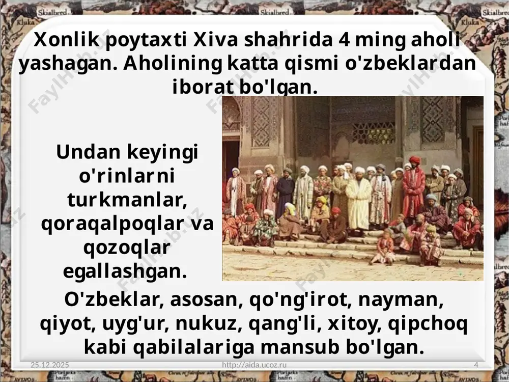 xiva xonligining ijtimoiy-iqtisodiy hayoti 8-sinf - Page 4