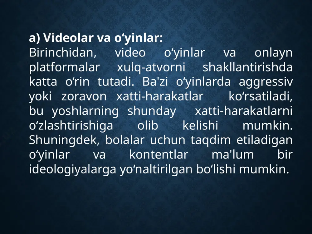 mediava internetning xulq-atvorga ta'siri - Page 5