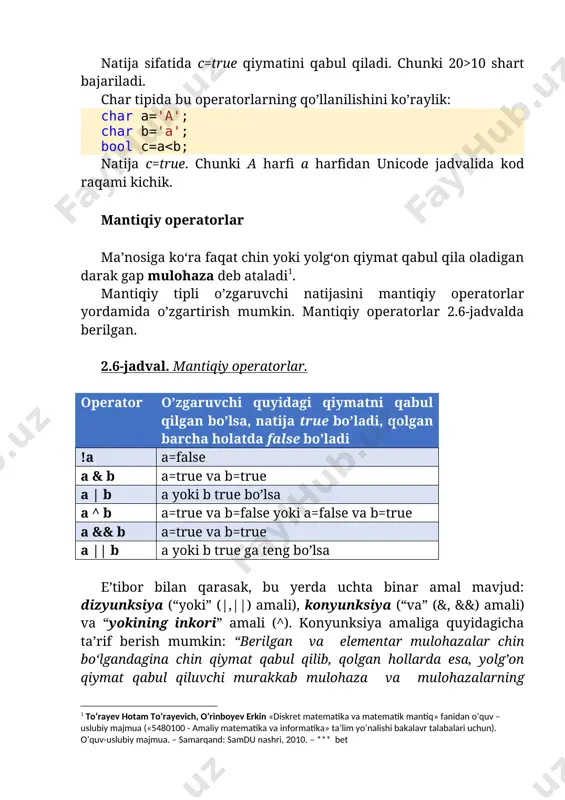 arifmetik va mantiqiy amallar - Page 5