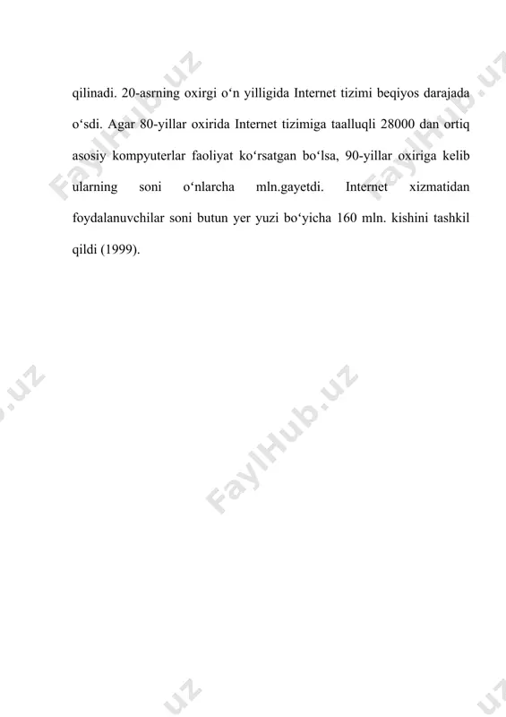 internet tarmoqlari va ularning rivojlanishi - Page 5