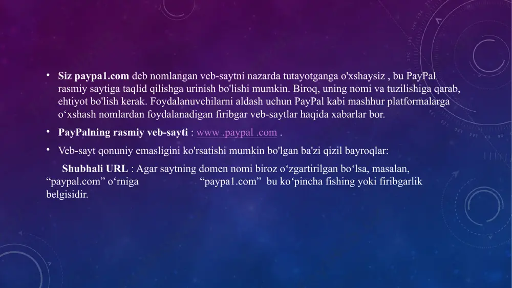 elektron pochtadagi phishing hujumlaridan himoya - Page 5