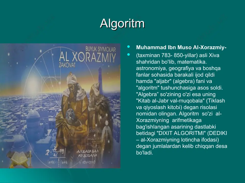 ehmda axborotni qayta ishlash. algoritm turlari, xossalari, berilish usullari - Page 4