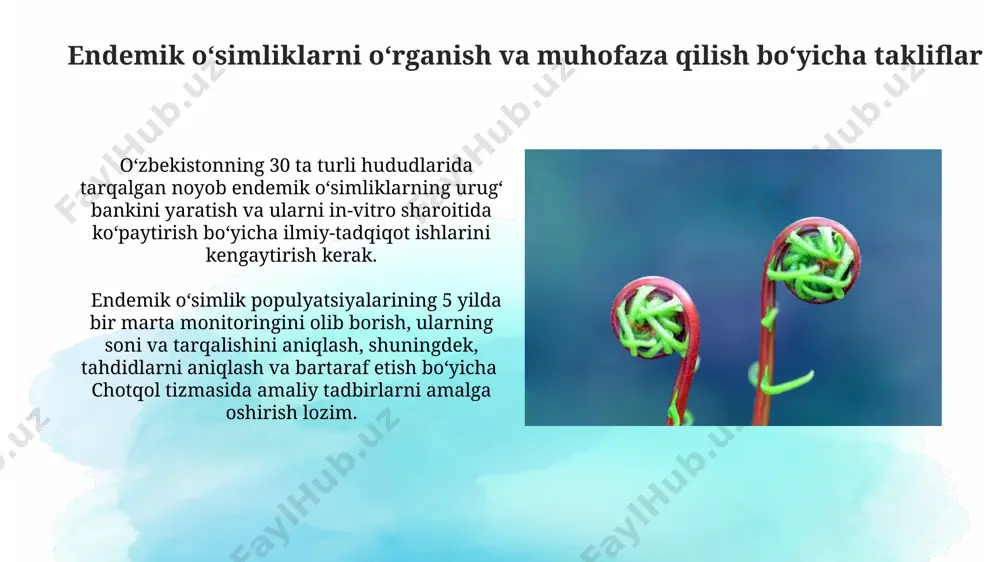 o'simliklar florasi endemlari - Page 5