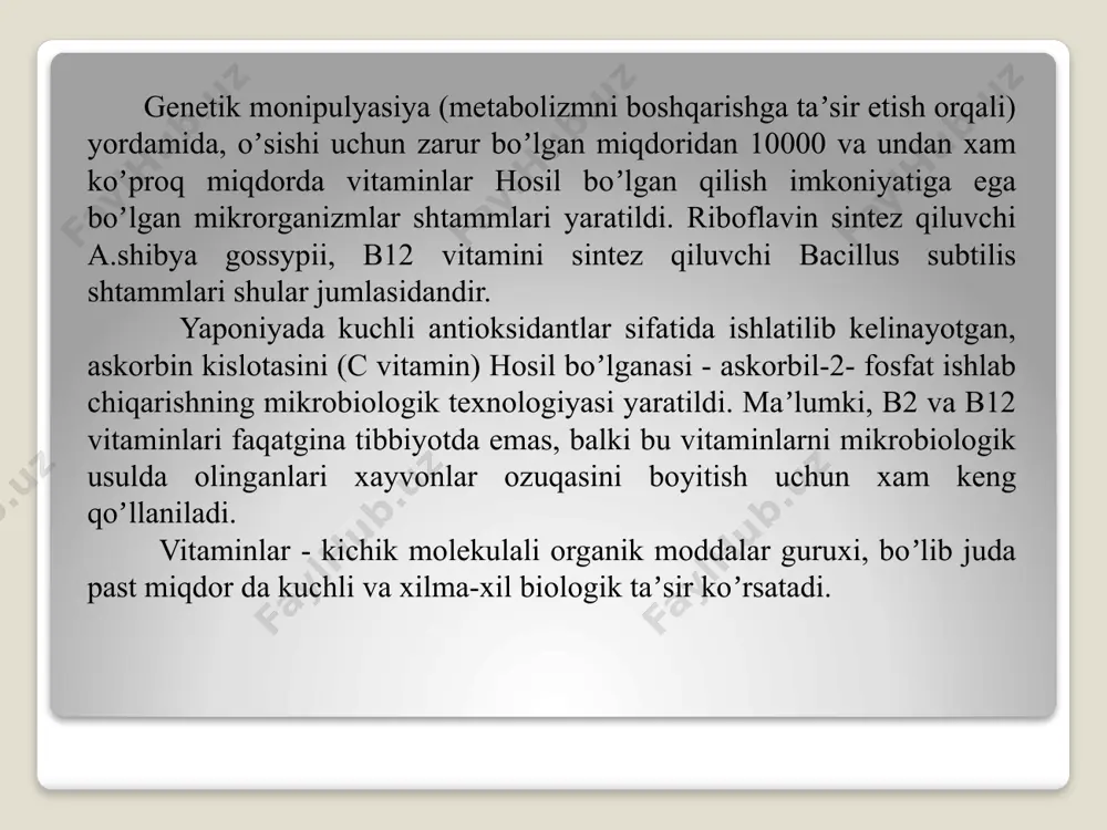 g oldini oladi riboflavinning intensivligi va bosh og'rig'i va migrenning paydo bo'lishini kamaytirishda foydali ekanligi ko'rsatilgan. agar siz bosh og'rig'ingiz yoki migren bilan og'rigan bo'lsangiz, simptomlarning oldini olish, qisqartirish yoki kamaytirish uchun sizga b2 vitaminli qo'shimchalarni qabul qilish buyurilishi mumkin. saraton kasalligining oldini oladi b2 vitamini tanadagi ma'noda antioksidant bo'lib, sog'lom hujayralarni erkin radikallar zararlanishidan himoya qiladi va sog'lom hujayralarning ko'payishiga yordam beradi. erkin radikallar tanadagi zararli moddalar bo'lib, sog'lom hujayralar dnkiga zarar etkazadi va mutatsiyaga uchragan hujayralarni ko'payishiga olib keladi, shuningdek, saraton deb ham ataladi. riboflavin, shuningdek, ovqat hazm qilish tizimida sog'lom qatlamni saqlab, ozuqa moddalarining emishini oshiradi, bu esa boshqa oziq moddalar va antioksidantlarga sog'lom immunitet tizimini qo'llab-quvvatlashda o'z ishlarini bajarishiga imkon beradi. tadqiqotlar shuni ko'rsatadiki, riboflavin tanani yo'g'on ichak saratoni, rektal saraton, qizilo'ngach saratoni, bachadon bo'yni saratoni va prostata saratonidan himoya qiladi. anemiya oldini oladi anemiya - bu tanada qizil qon tanachalari etishmasligi. qizil qon tanadagi kislorodni …