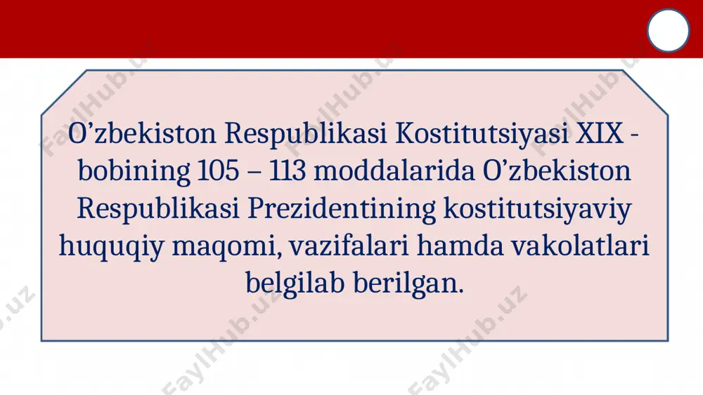 habbuslar, shu jumladan butunjahon ekologiya xartiyasini ishlab chiqish tashabbusini ilgari surish. atrof muhitga ta’sir xavfi yuqori daraja (i toifa)dagi obyektlarning ifloslantiruvchi manbalaridan avtomatik ravishda namunalar olish tizimini tatbiq etish. atrof muhitning ifloslanish darajasini baholash mexanizmlarini takomillashtirish, atrof muhitni kuzatish, uning ifloslanish darajasini prognoz qilish, davlat ekologik nazoratini doimiy axborot bilan ta’minlash, ifloslantiruvchi manbalarning holati va atrof muhitga ta’siri ustidan monitoringni amalga oshirish. respublika hududida amalga oshirilayotgan xo‘jalik va boshqa turdagi faoliyatning ekologik talablarga muvofiqligini belgilash yuzasidan davlat ekologik ekspertizasini o‘tkazish. vii. mamlakatimiz xavfsizligi va mudofaa salohiyatini kuchaytirish, ochiq, pragmatik va faol tashqi siyosat olib borish 89-100 maqsadlar 89-maqsad: fuqarolarning axborot olish va tarqatish erkinligi borasidagi huquqlarini yanada mustahkamlash. axborot sohasini tartibga soluvchi yagona tizimlashtirilgan normativ-huquqiy hujjat loyihasini ishlab chiqish. fuqarolarning axborot-kommunikatsiya vositalaridan foydalanish madaniyatini oshirish. shaxsiy va sir saqlanishi lozim bo‘lgan ma’lumotlarni internet tarmog‘ida oshkor qilish bilan bog‘liq daxlsizlik huquqi buzilishining oldini olish. muqaddima biz, o‘zbekistonning yagona xalqi, inson huquq …