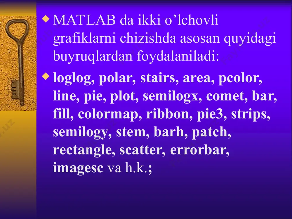 matlab muhitida funksiyalar grafiklarini qurish - Page 5