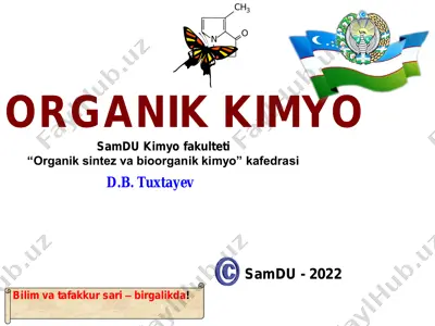 organik sintez va bioorganik kimyo — PDF