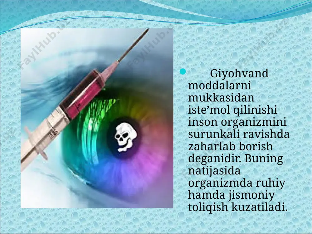 giyohvand moddalarni iste'moli - Page 3