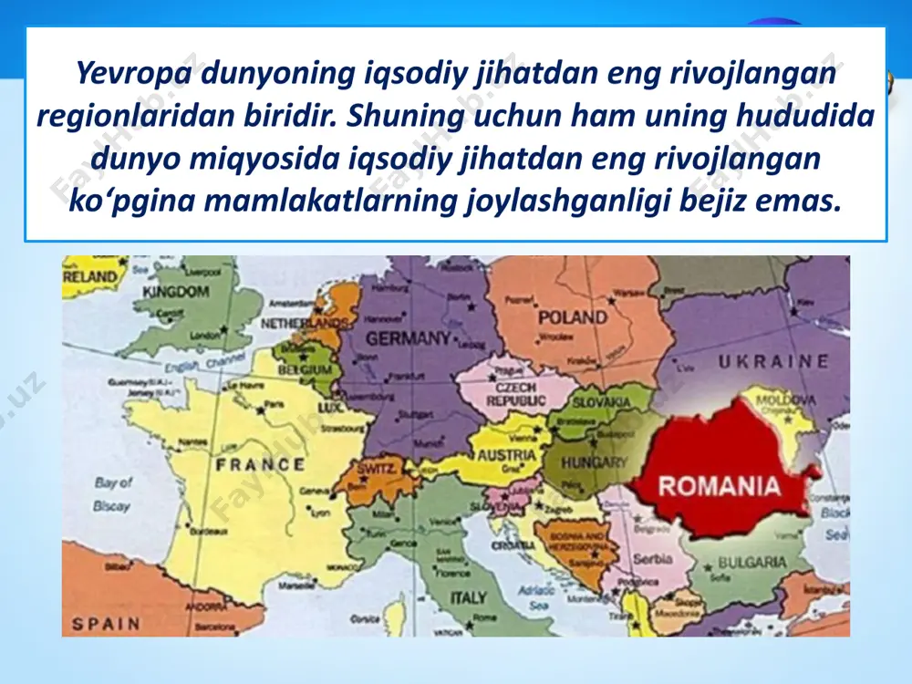 yevropadagi eng rivojlangan davlatlar . 9 - sinf - Page 3