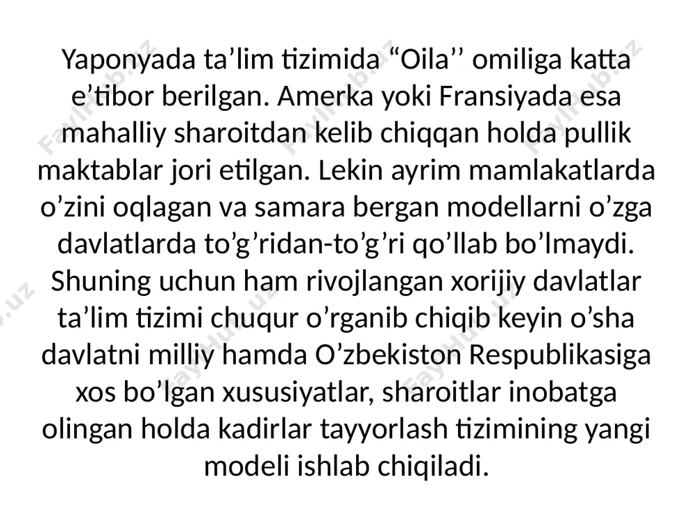 ta’lim sohasini rivojlantirish bo’yicha xorijiy tajribalar - Page 5