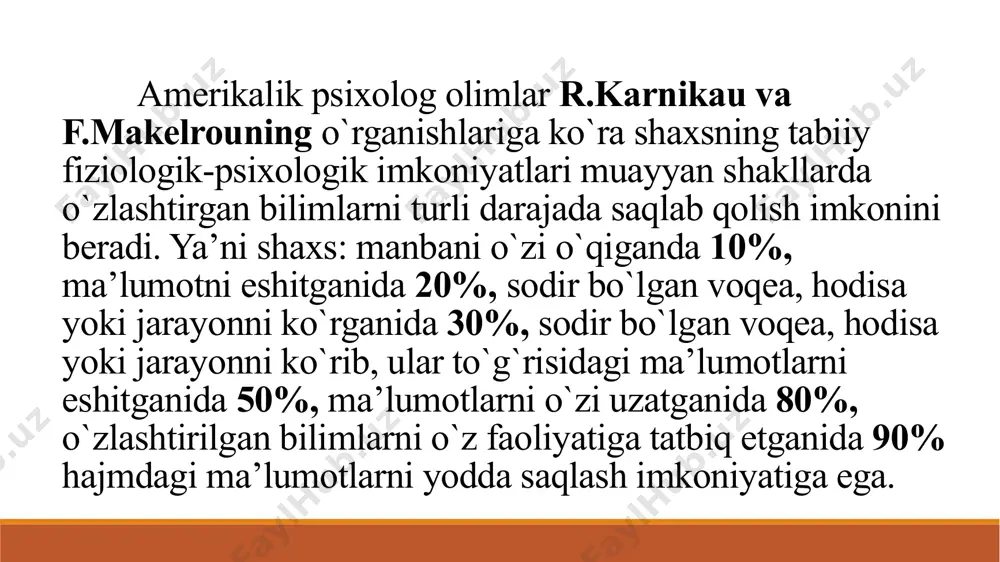 anishi 2 yer – quyosh sistemasidagi sayyora 3 geografik xaritalar 4 yerning qattiq qobig`i – litosfera 5 yerning suv qobig`i – gidrosfera 6 yerning havo qobig`i – atmosfera 7 biosfera. inson va tabiat 6-sinf tabiiy fanlar darsligi. tabiiy fanlar (science) darsligidan qanday foydalanish kerak? “baliq skeleti” grafik organayzeri grafik organayzer o`quvchilarda mavzu yuzasidan muayyan masala mohiyatini tasvirlash va yechish qobiliyatini shakllantiradi. uni qo`llashda o`quvchilarda mantiqiy fikrlash, mavzu mohiyatini yorituvchi tayanch tushuncha, ma’lumotlarni muayyan tizimga keltirish, ularni tahlil qilish ko`nikmalari rivojlanadi. undan foydalanish quyidagicha amalga oshiriladi: 1) o`qituvchi o`quvchi (talaba)larni goni qo`llash sharti bilan tanishtiriladi; 2) o`quvchi (talaba)lar kichik guruhlarga biriktiriladi. 3) guruhlar topshiriqlarni bajaradi; 4) guruhlar o`z yechimlarini jamoalarga taqdim etadi; 5) jamoa guruhlarning yechimlari yuzasidan muhokama o`tkaziladi. “blits-so`rov” metodi “blits-so`rov” (inglizcha “blits” – tezkor, bir zumda) metodi berilgan savollarga qisqa, aniq va lo`nda javob qaytarishini taqozo etadigan metod hisoblanadi. berilgan savollarga javoblar jamoaviy, guruhli, juftlik yoki individual tarzda qaytarilishi …