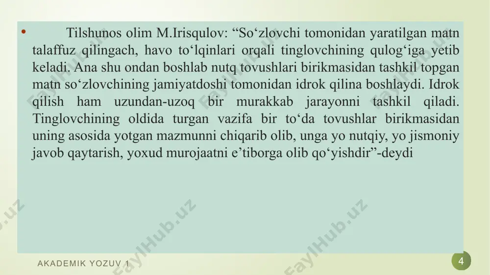akademik yozuv: matn va uning turlari - Page 4