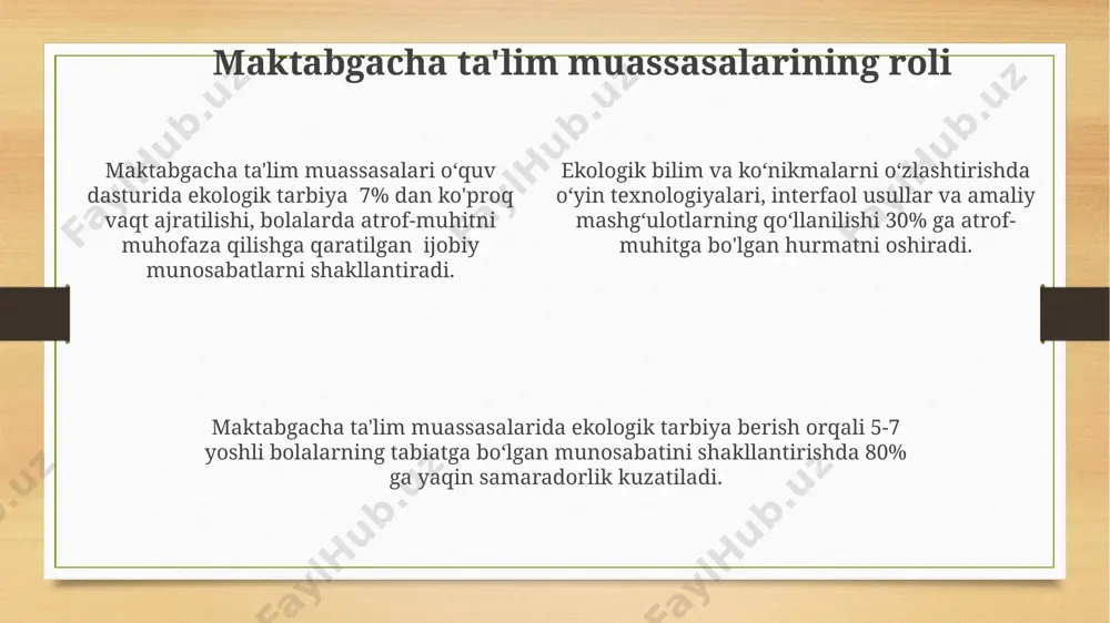 ekologik tarbiyada maktabgacha talim muassasalarining oʻrni - Page 4