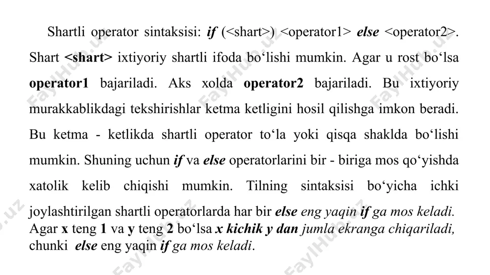 python dastar operatori if...else - Page 4