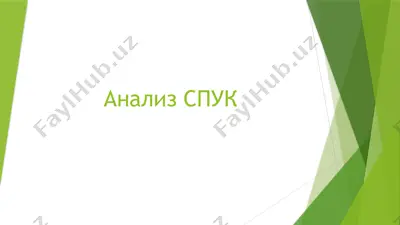 анализ спук — PPTX