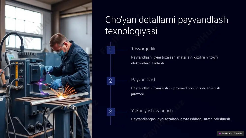 cho‘yan detallarni payvandlash xususiyatlari va usullari - Page 5