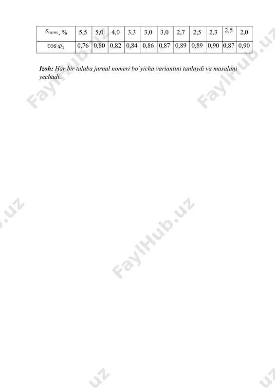 asinxron motor quvvat isroflari hisoblash va taqsimlash - Page 4