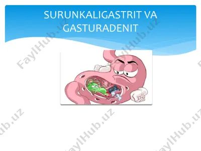 surunkali gastrit va gastroduodenit — PDF