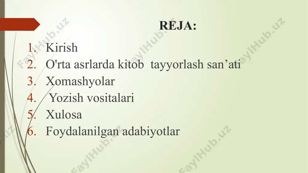 n. feodal davrda savodxonlik birinchi navbatda cherkov ahlining quroliga aylanib, feodal elitasi xizmatiga o‘tdi. papirus qadimgi kitob (bir muncha vaqt va ba'zi joylarda u qisqa vaqt saqlanib qolgan) papirus o'rami edi. iii asrdan boshlab feodal davri kitobi. pergament kodiga aylandi (bu ma'nodagi o'zgarishlar avvalroq aytib o'tilgan). pergament iii asrdan boshlab chalkashib ketgan. o‘rta yer dengizidagi ijtimoiy-siyosiy muhit, urushlar va o‘g‘irliklar qit’aning misr bilan aloqasini uzib qo‘ydi, u yerdan antik davr savdosi o‘z yozuvlari uchun papirusni tortdi (papirus uchun “texnika tarixi”ning oldingi jildiga qarang). sitsiliya hozirda shu maqsadlar uchun yetishtirayotgan, quyuqroq, sarg'ishroq, kamroq mukammal bo'lgan papirus kursiv idoralarining ehtiyojlarini deyarli qondira olmadi. pliniy tomonidan aytilgan afsonada aytilishicha, mashhur iskandariya kutubxonasi raqobati tufayli pergam shohlari (shuning uchun pergament nomi) sharqqa uzoq vaqtdan beri ma'lum bo'lgan (hech bo'lmaganda yahudiy kitoblari) "farqli" kitoblarning rivojlanishini rag'batlantirishni boshladilar. - kitob maqsadlari uchun terilar. pergamonda nozik, ishlov beradigan teriga ega eshaklarning ko'pligi bu ishlab chiqarish uchun mos …
