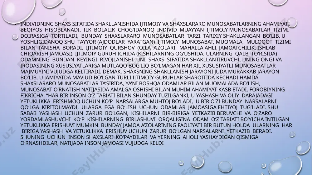dan qisqa muddat hibsga olingan. bu olimlar tajribadan o'rganadilar va guruhlararo munosabatlarni o'rganishga katta nazariy hissa qo'shishda davom etadilar. 1950-60-yillardagi psixologiya inqilobi olimlarni kognitiv tarafkashlik va evristika e'tiqod va xatti- harakatlarga qanday ta'sir qilishini o'rganishga olib keldi. natijada kognitiv jarayonlarga e'tibor 20-asrning birinchi yarmida psixologiya loyihasining ko'p qismini shakllantirgan asosiy xulq-atvor falsafasidan sezilarli darajada ajralib chiqdi. kognitiv inqilob davrida va undan keyin guruhlararo munosabatlardagi tadqiqotchilar xulq-atvor va fikrlashdagi buzilishlarni, evristika va stereotiplarni hamda ularning e'tiqod va xulq-atvorga ta'sirini o'rganishni boshladilar. image2.png image3.png image4.png image1.png /docprops/thumbnail.jpeg