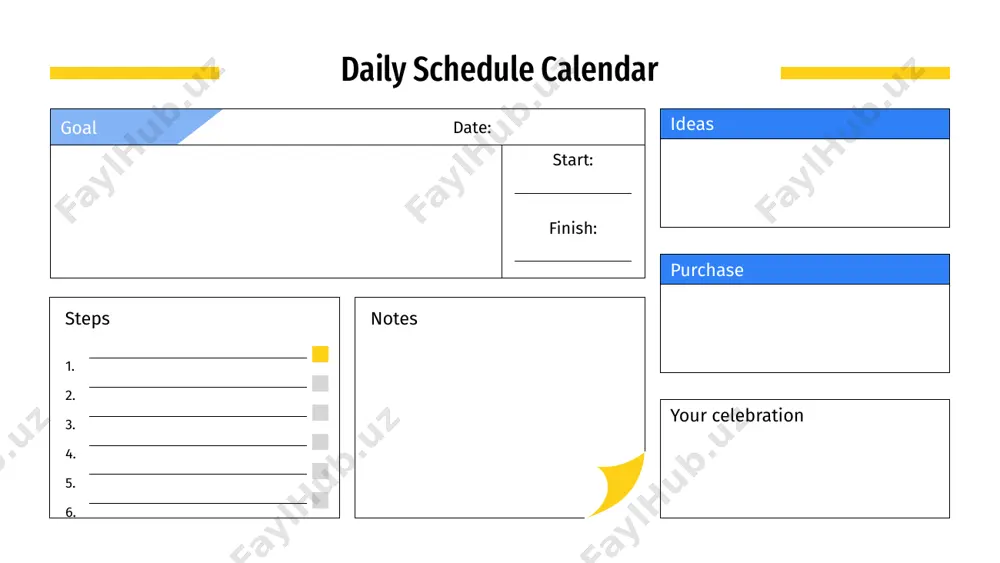 daily schedule calendar - Page 5