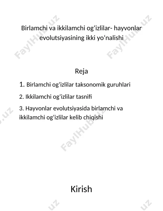 ir juftdan bosh va halqumosti nerv gangliyalari halqum atrofi nerv halqasi va qorin nerv zanjiridan iborat. ko‘pchilik tuban tuzilgan halqalilar ayrim jinsli metamarfoz orqali rivojlanadi. lichinkasi troxofora deyiladi. bu tipga kam tuklilar ko‘p tuklilar va zuluklar sinflari kiradi va kenja tiplar ham mavjud. · bo‘g‘imoyoqlilar (arthropoda) bo‘g‘imoyoqlilar tipi nihoyatda xilma- xil tuzilgan 2 mlndan ortiq turni o‘z ichiga oladi. bo‘g‘imoyoqlilarning tanasi qattiq va pishiq kutikula bilan qoplangan. kutikulasini tana devorining gipoderma qavatidagi hujayralar ishlab chiqarib uning asosiy qismi xitindan iborat. xitin murakkab azotli birikma bo‘lib pishiq va turli kimyoviy tasirlarga chidamli . bo‘g‘imoyoqlilar tanasi va oyoqlari bo‘g‘imlarga bo‘lingan. tana bo‘g‘imlarining tuzilishi va o‘lchamlari turli xil. bo‘g‘imoyoqlilarning muskullari teri-muskul xaltasi hosil qilmaydi ular tanada to‘p- to‘p bo‘lib joylashgan ko‘ndalang targ‘il muskullardan iborat. muskullarning bir uchi tana organlariga ikkinchi uchi tana qoplag‘ichining qalinlashgan qismlariga kelib birikadi. tana bo‘shligi aralash miksotseldan iborat. embrional rivojlanish davrida ko‘p hollarda dastlab segmentlarga ajralgan ikkilamchi tana bo‘shlig‘i …