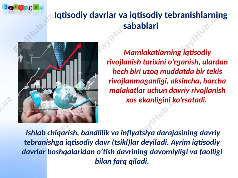 ish bilan bandlik masalasi eng muhim muammolardan biri hisoblanadi. 1. aholining ish bilan bandligi muammosi ko’p qirrali bo’lib, u barcha odamlarga o’z qobiliyatlarini ishga solish, o’z ehtiyojlarini qondirish uchun dastlabki teng imkoniyatlarni ta’minlovchi davlat va bozor mexanizmini vujudga keltirish; 2. ishchi kuchini unumli va samarali ish bilan band qilish; 3. zarur hollarda ishchi kuchini iqtisodiyot tarmoqlari va sohalari o’rtasida qayta taqsimlash kabi masalalarni ham o’z ichiga oladi. bandlik darajasi quyidagicha aniqlanadi: bunda kichik biznes va xususiy tadbirkorlikni, xizmat ko’rsatish va servis sohasini jadal rivojlantirishga alohida e’tibor qaratilib, ushbu sohalarda 480 mingdan ortiq, kasanachilikni kengaytirish hisobidan esa 210 mingdan ziyod yangi ish o’rinlari yaratildi. respublika iqtisodiy taraqqiyotining barqarorligi, o’sib borayotgan moliyaviy imkoniyat va zaxiralar aholining ish haqi va daromadlarini bosqichma-bosqich oshirish imkonini berdi. 2013 yilda respublikamizda aholining real daromadlari 16,0 foizga, o’rtacha oylik ish haqi, pensiya, ijtimoiy nafaqa va stipendiyalar 20,8 foizga ko’paydi. makroiqtisodiy nobarqarorlikni yuzaga kelish sabablaridan yana biri bu …