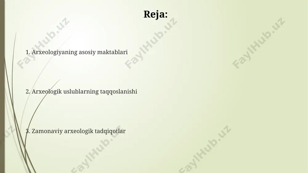 eologiya ushbu maktab 3 ta asosiy usulga tayanadi: qazish ishlari, artefaktlarni tasniflash va tarixiy manbalarni tahlil qilish orqali qadimgi jamiyatlarning ijtimoiy tuzilmalarini tiklashga harakat qildi. klassik arxeologiyada pompeya va gerkulaneum kabi shaharlarning kashf etilishi, rim imperiyasi haqidagi bilimlarimizga 2000 yildan ortiq vaqt oldin yashagan odamlar haqida ajoyib tafsilotlar qo'shdi. klassik arxeologiya, asosan, 19-asr va 20-asr boshlarida yevropa va yaqin sharqda, misr, gretsiya va rim kabi qadimgi madaniyatlarning materiallarini o'rganishga qaratilgan edi. markaziy osiyo arxeologiyasi markaziy osiyoda, xususan, samarqand va toshkent yaqinidagi arxeologik tadqiqotlar, miloddan avvalgi 1-ming yillikka oid ko'plab qabristonlarni va ularda 200 dan ortiq turli xil dafn marosimlarini ochib berdi. markaziy osiyo arxeologiyasi qadimgi margʻilon (hozirgi fargʻona vodiysida) shahri atrofida topilgan miloddan avvalgi 2-ming yillikka oid 500 dan ortiq arxeologik yodgorliklarni o'rganish orqali shaharlashuv jarayonlarini o'rganadi. buxoro viloyatida joylashgan pendjikent shahridagi qazishmalar 7-asrga oid devoriy rasmlarni va o'zbek xalqining madaniy merosini aks ettiruvchi noyob topilmalarni ochib berdi. post-prosessual arxeologiya …