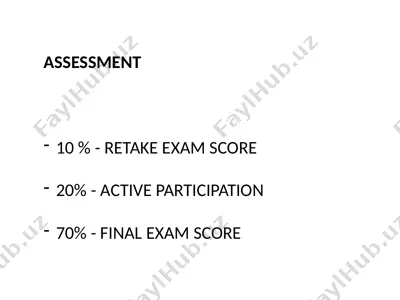 "assessment" — PPTX