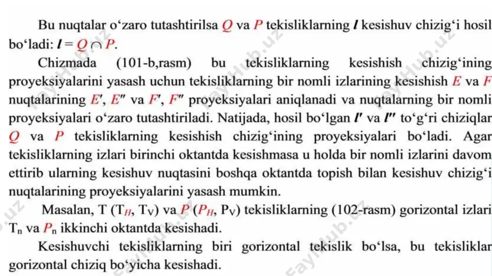 uch tekislikning kesishish nuqtasi - Page 4