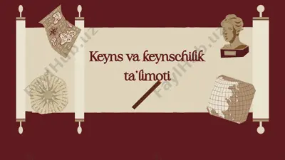 keynschilik ta’limoti — PPTX