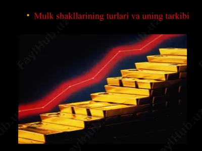 mulk shakllarining turlari va uning tarkibi — PPTX