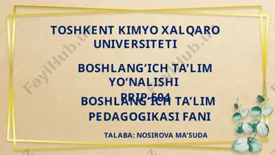 ijtimoiylashuv haqida ma'lumotlar — PPTX