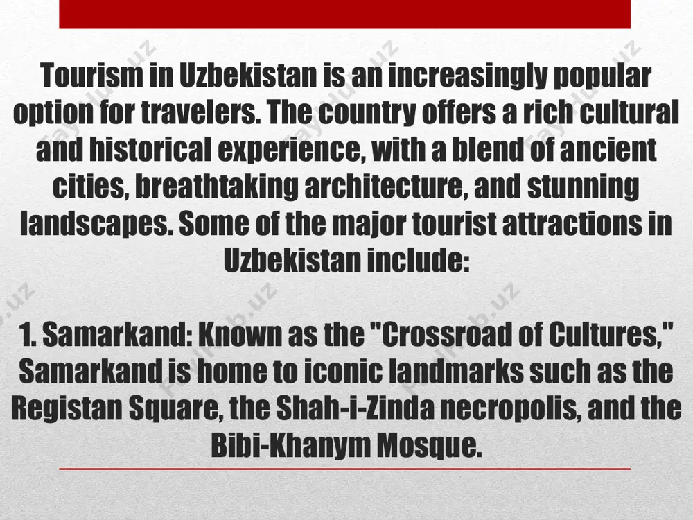 tourism in uzbekistan - Page 3