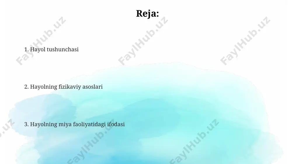 70% dan ortig'i hayol kuchidan samarali foydalanish orqali stress darajasini 20-30% ga kamaytirishlari mumkinligini tadqiqotlar ko'rsatmoqda. hayolning jismoniy asosini tushunish miya faoliyatining 10-15% qismini o'z ichiga oladi, bu esa neyronlarning murakkab tarmoqlari orqali yuzaga keladigan elektromagnit impulslar bilan bog'liq. hayol mashqlari miyaning prefrontal korteksini faollashtiradi, bu esa diqqatni jamlash, xotira va muammolarni hal qilish qobiliyatini 15-20% ga yaxshilaydi. hayolni rivojlantirish usullari hayolni rivojlantirishda vizuallashtirish va tasavvur etish mashqlarini kuniga kamida 15-20 daqiqa bajarish miyaning vizual kortekslari faoliyatini 20% gacha oshiradi. kuniga 30 daqiqa mutolaa qilish, turli adabiyotlarni o'qish orqali leksikon boyitilishi va mantiqiy fikrlash qobiliyati 5-7% ga yaxshilanadi, bu hayolni rivojlantirishga yordam beradi. metaforalar va taqqoslashlardan foydalangan holda, kuniga kamida 5 ta yangi g'oya yoki tasavvurni yaratish kreativlik va tafakkur tezligini 10-15% ga oshirishi mumkin. hayolning individual farqlari hayolning boshqarilish darajasi ham katta farqlarni ko'rsatadi; ba'zi odamlar hayolini osonlik bilan boshqara oladi, o'z xohishlariga ko'ra tasavvur yaratish va boshqarishda muammosiz …