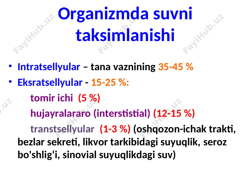 : mahalliy, umumiy astsit anasarka asosiy patogenetik mexanizmiga qo’ra gidrostatik оnkotik osmotik membranogen limfogen sabablari va mexanizmlariqa qo’ra shish turlari yurak toksik buyrak allergik jigar limfogen kaxektik neyrogen yallig'lanish endokrin va boshq. yurak shishlari buyrak shishlari оyoq shishi fil oyoq