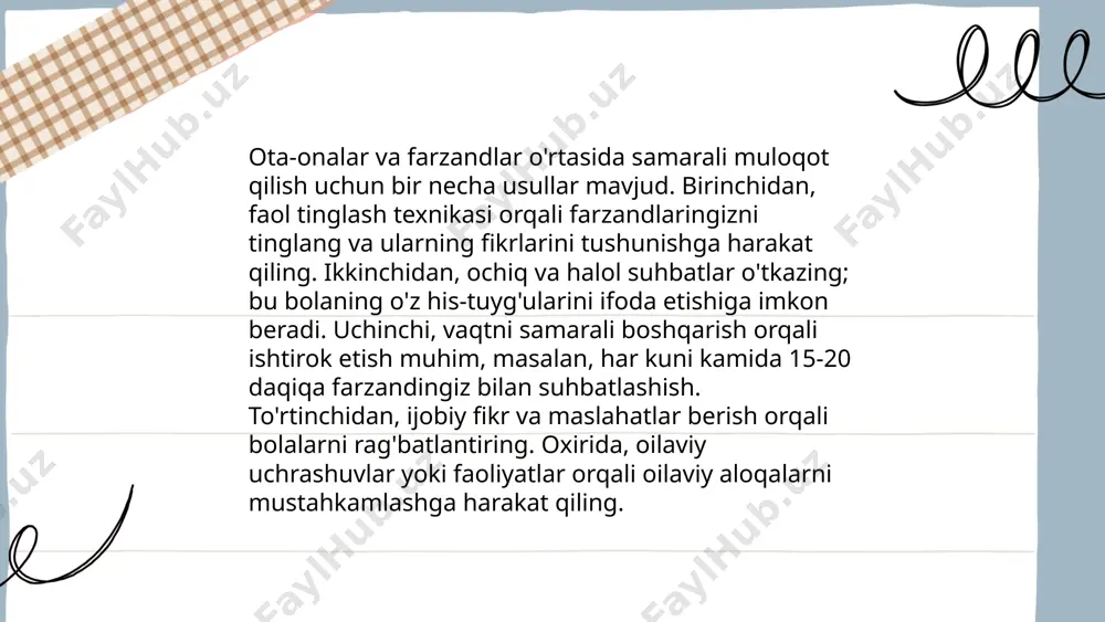 ota ona farzandlari munosabatlari xususiyatlari - Page 5