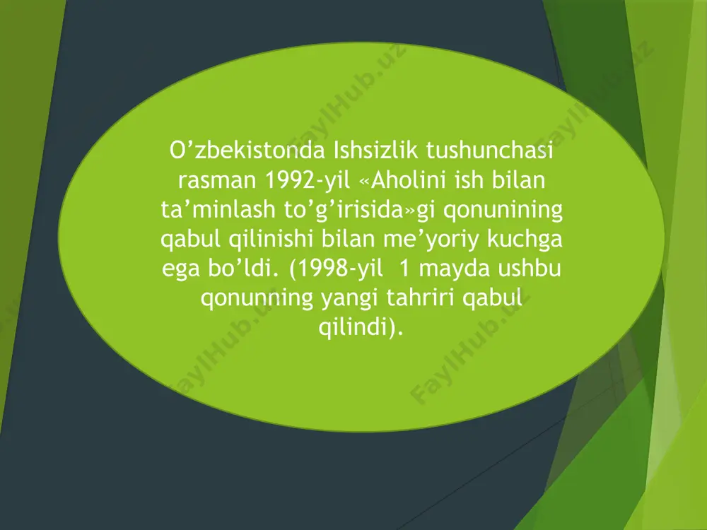 ishsizlikning asosiy determinantlari - Page 5