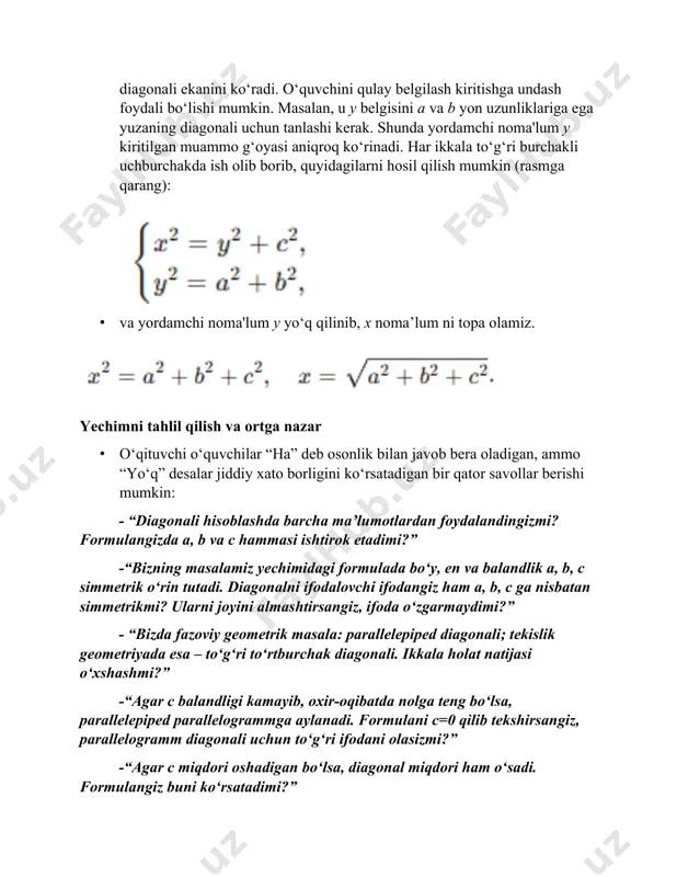 polyaning muammolarni hal qilish bosqichlari - Page 5