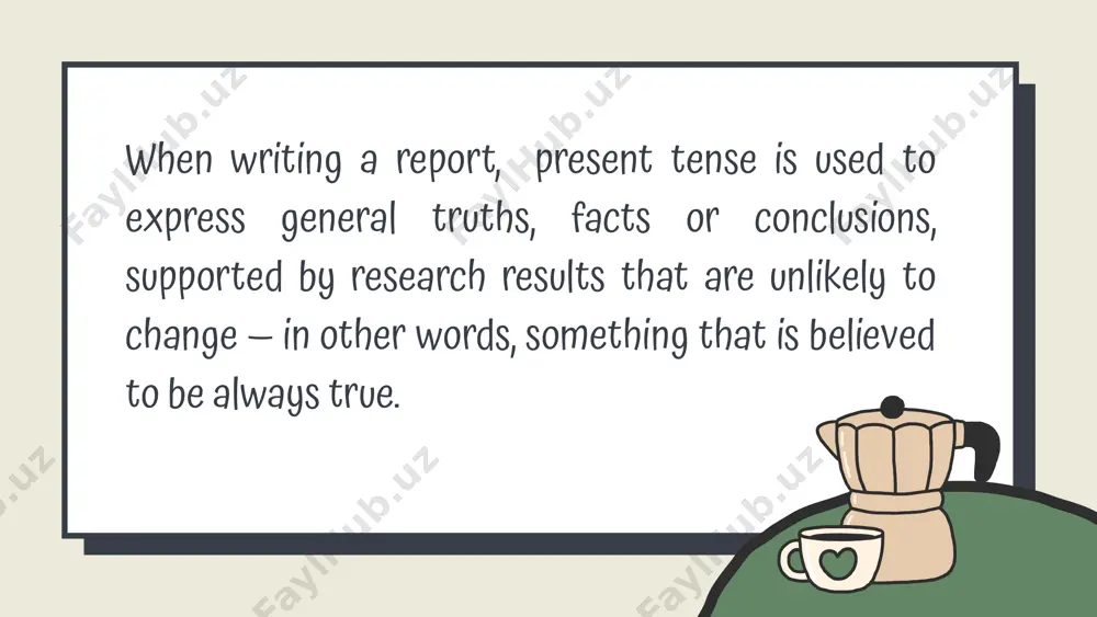 using present tense report writing skills - Page 3