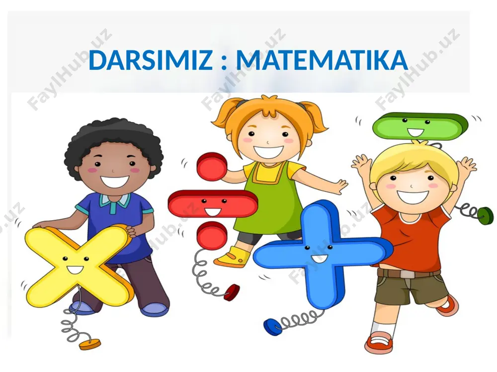 matematika darsi – fanlarni bilish demakdir - Page 2