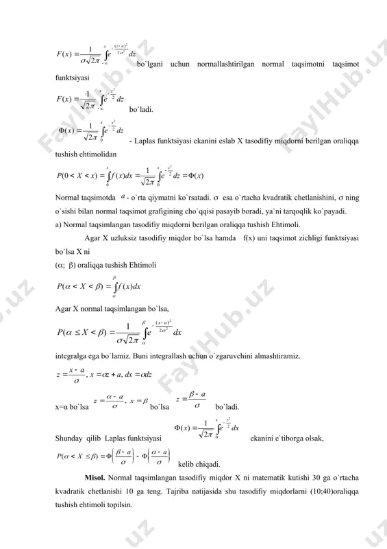 uzliksiz tasodifiy miqdorlar 2 - Page 3