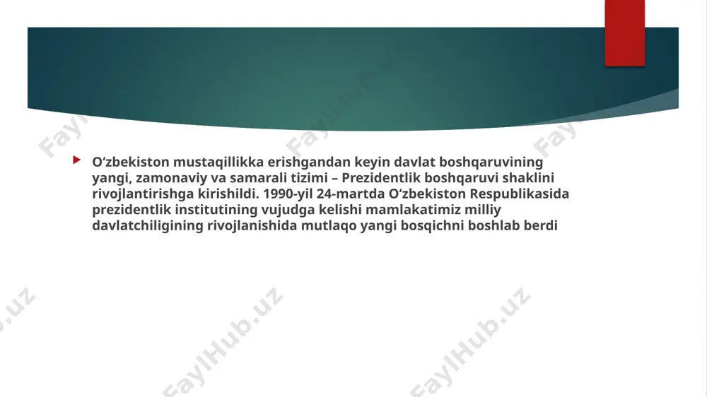 o'zbekistonda prezident institutining tashkil etilishi - Page 5