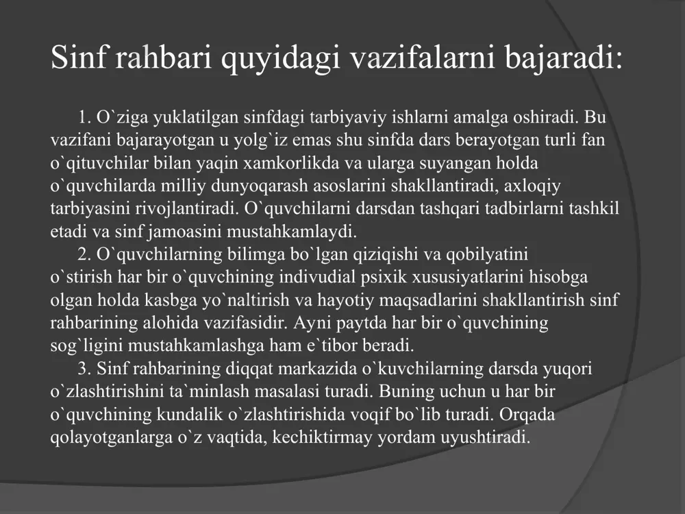 o’quvchilar jamoasining ish faoliyati - Page 5