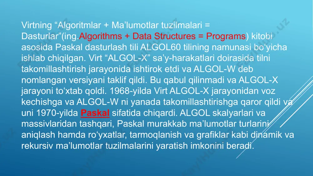 paskal va delphi dasturlash tillari - Page 5