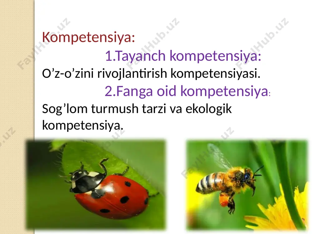 oqar,anjir yovvoyi arilar yordamida changlanadi. ari chaqqanda birinchi yordam berish: 1.asalari chaqsa avval nishni pinset yordamida chiqarib tashlang. boshqa arilar chaqqanda nishi qolmaydi.ari chaqqan joyga sovuq suv to’ldirilgan grelka yoki nam sochiq qo’ying bu zaharning organizmga tarqalib ketishini oldini oladi. 2. ko’proq miqdorda shirin choy yoki shirin toza suv iching. 3.matoni oziq-ovqat sodasi eritmasi (bir stakan suvga bir choy qoshiq) bilan ho’llab,chaqib olingan joyga 15-20 daqiqa qo’ying. 4.yaraga qo’yilgan suvga ivitilgan oqqand bo’lakchasi zaharni chiqarib tashlashga yordam beradi. 5.”klaritun”, “suprastin” ,”diozalin” yoki shunga o’xshash boshqa dorilar allergiya qo’zg’alishining oldini oladi. donli ekinlarga xasva qandalasi, sabzavot va poliz ekinlariga shiralar termitlar yog'ochdan qurilgan inshootlarni zararlaydi. bitlar terlama, kalamush burgasi o'lat bitlarga qarshi kurash choralari: 1.oldin sho’r suv bilan keyin chuchuk suv bilan yuvinish. 2.kiyimlarni tez-tez almashtirib turish. 3.tog’ yalpizining qaynatmasi bilan sarimsoqpiyoz qo’shib ichilsa bit va sirkalar o’ladi. 4.arpabodiyon, kiyik o’ti, qichitqi o’t urug’i, nazla o’ti, zira, bo’yimadaron qaynatmasi ichilsa bit …