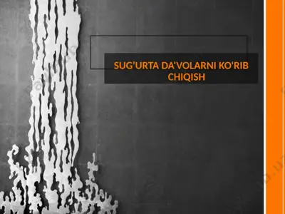 sug'urta da'volarni ko'rib chiqish — PPTX