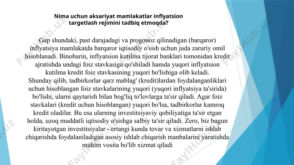 inflatsiya ni targetlash siyosati - Page 5